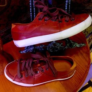 Leather sneakers ladies size 7